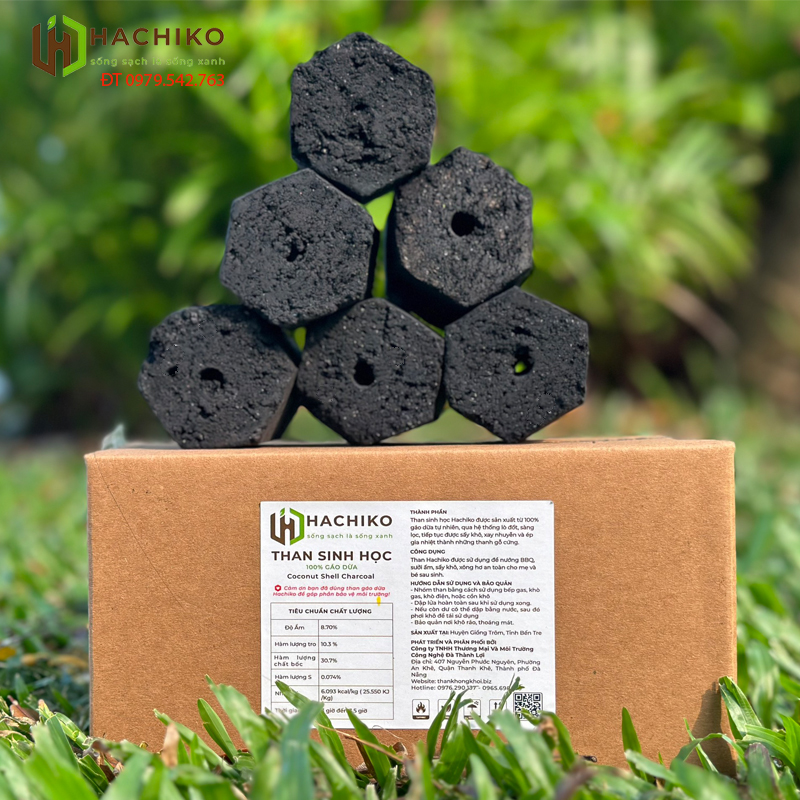 Than sạch gáo dừa không khói