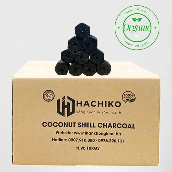 Than nướng gáo dừa Hachiko